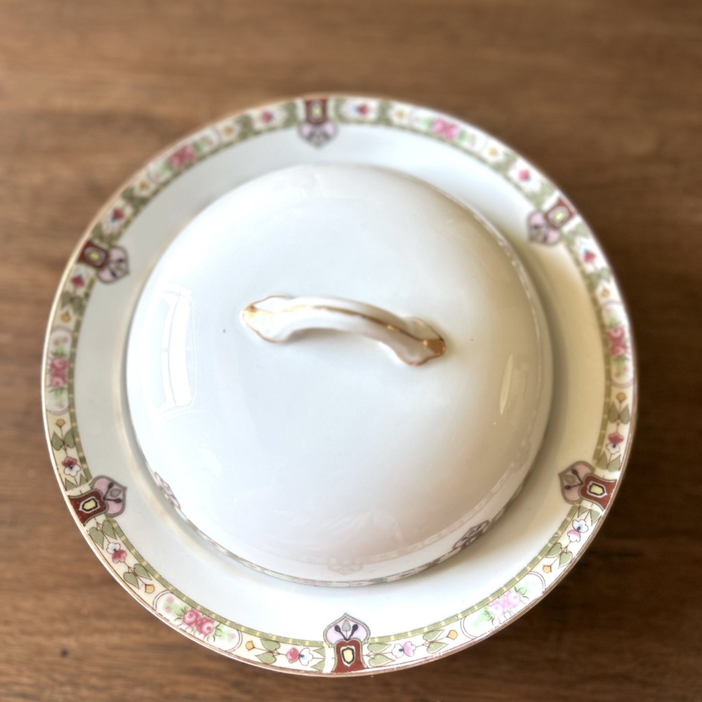 Antique Noritake Butter Dish